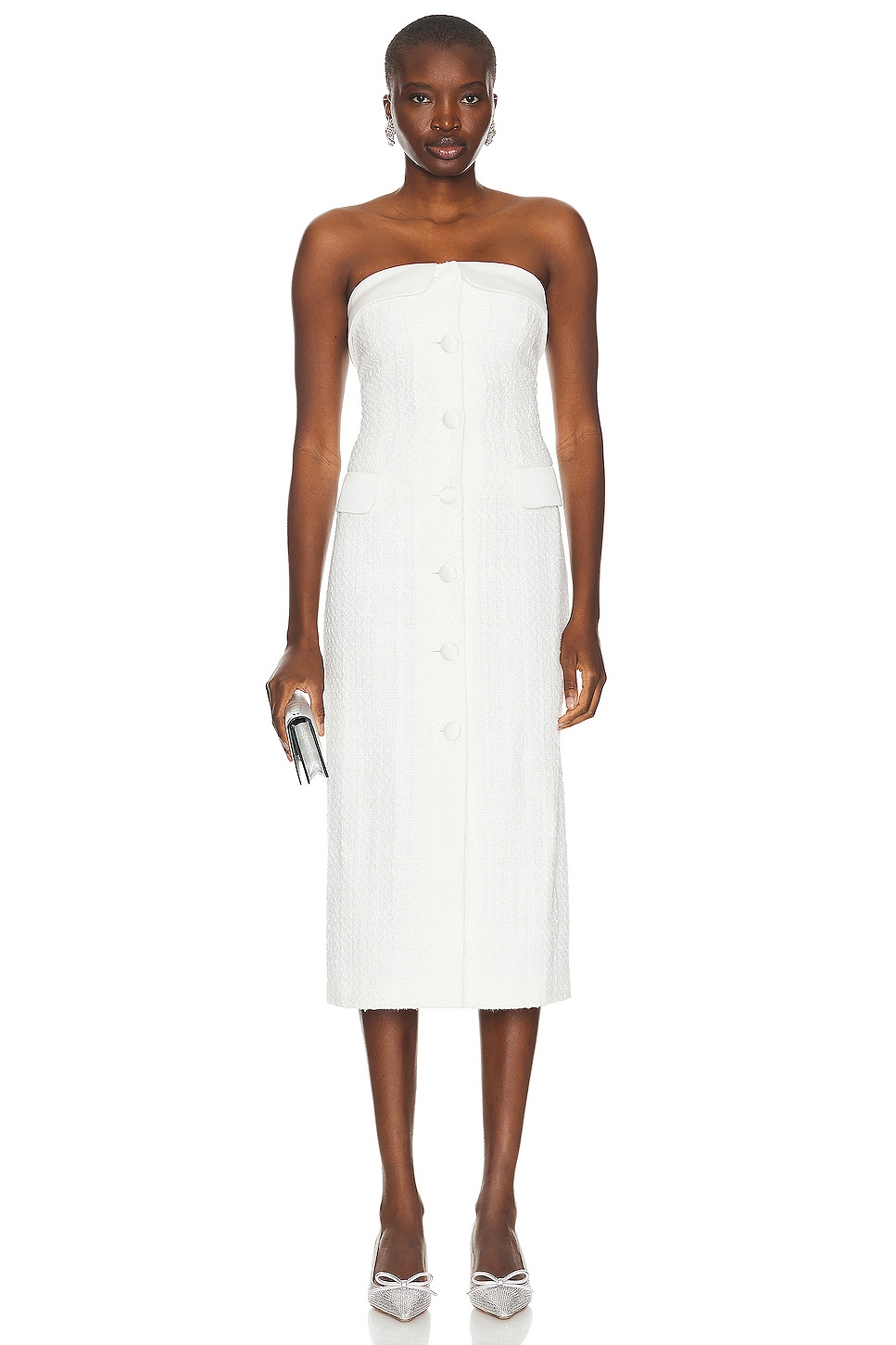 Image 1 of MARIANNA SENCHINA Diana Dress in White