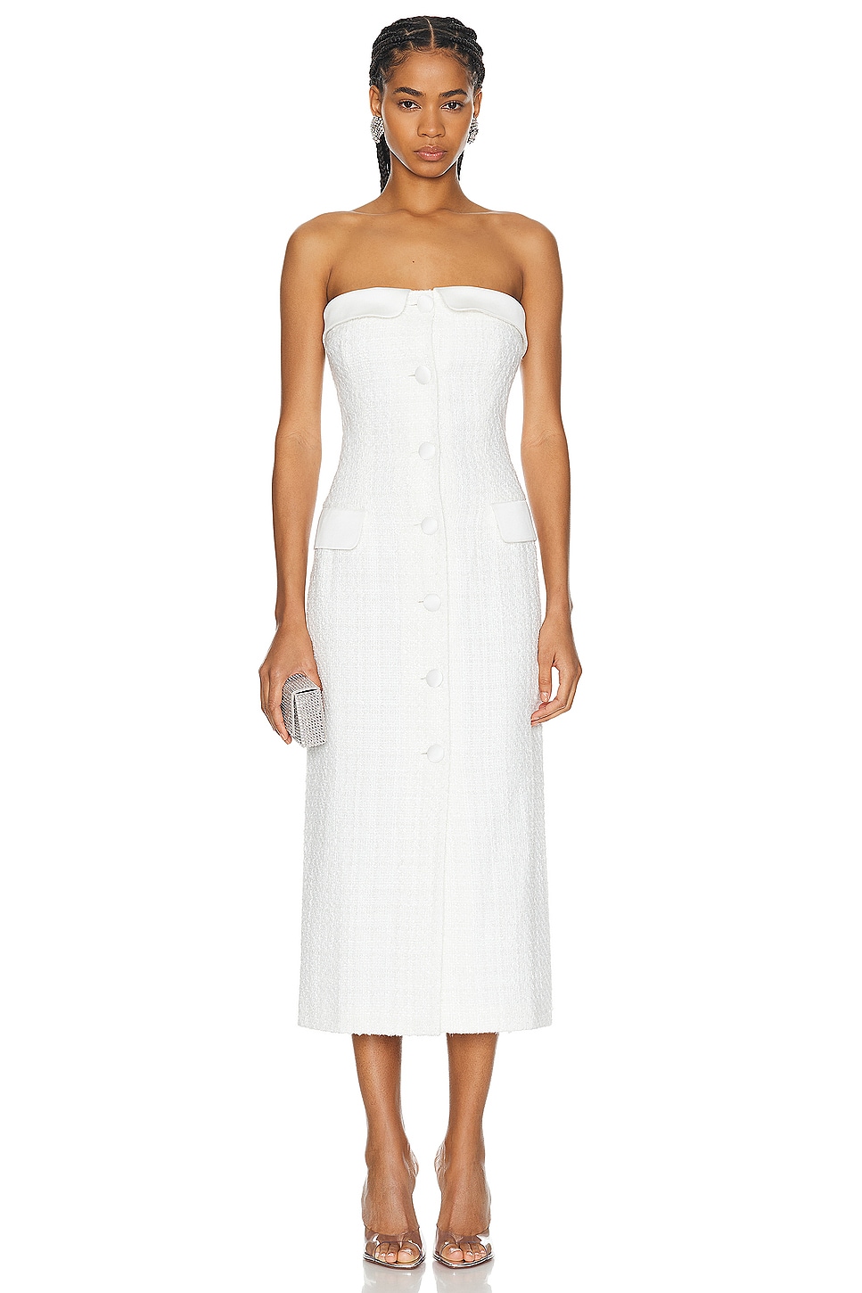 Image 1 of MARIANNA SENCHINA Diana Dress in White