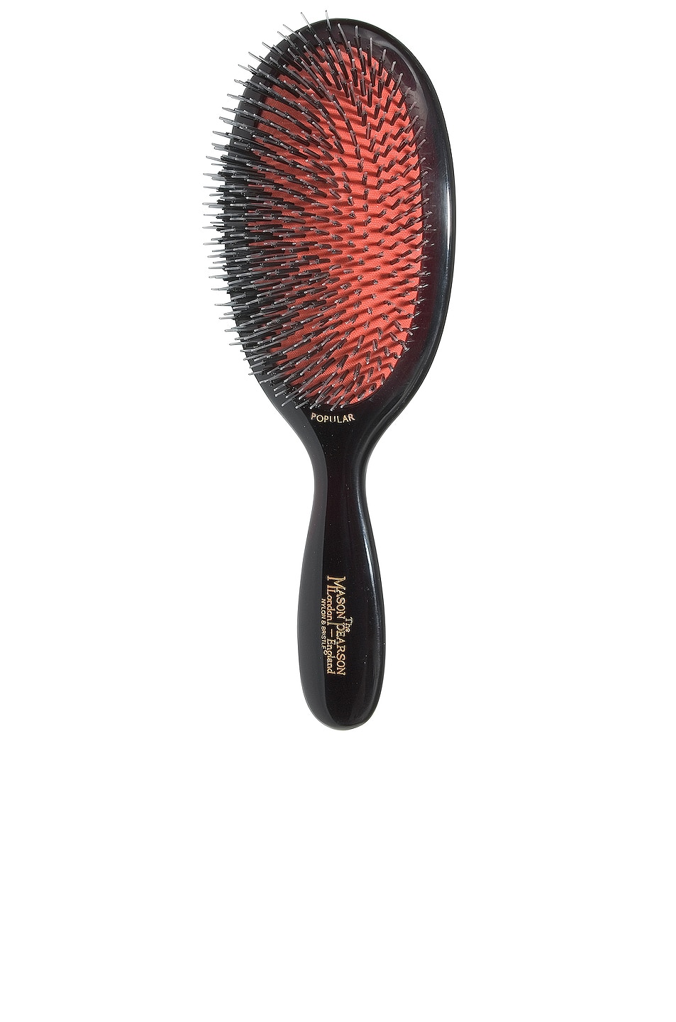Popular Mixture Bristle & Nylon Mix Hairbrush in Red