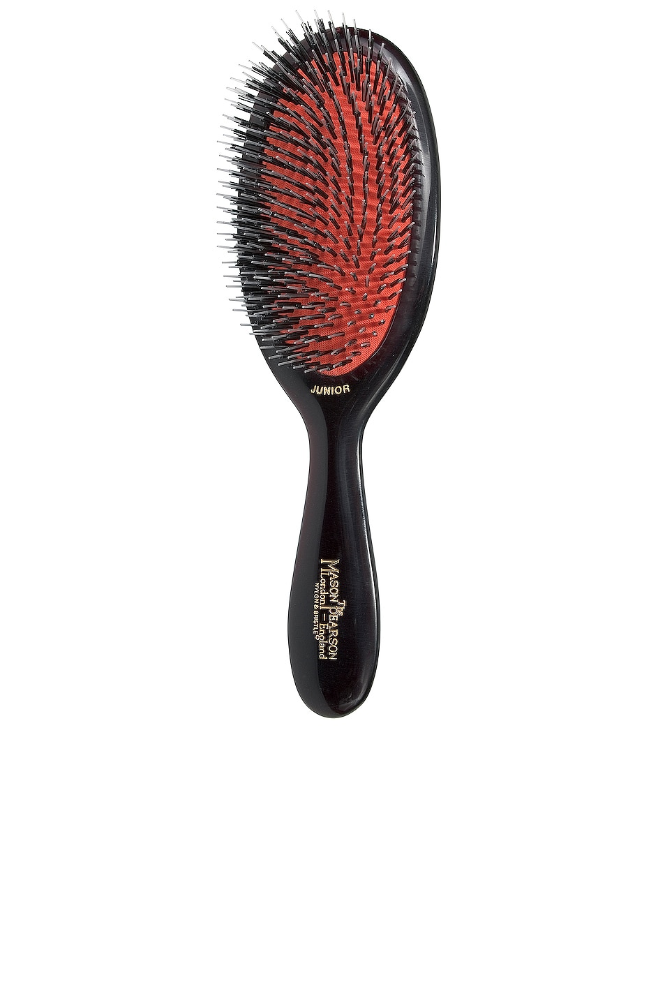 Junior Mixture Bristle & Nylon Hair Brush in Red