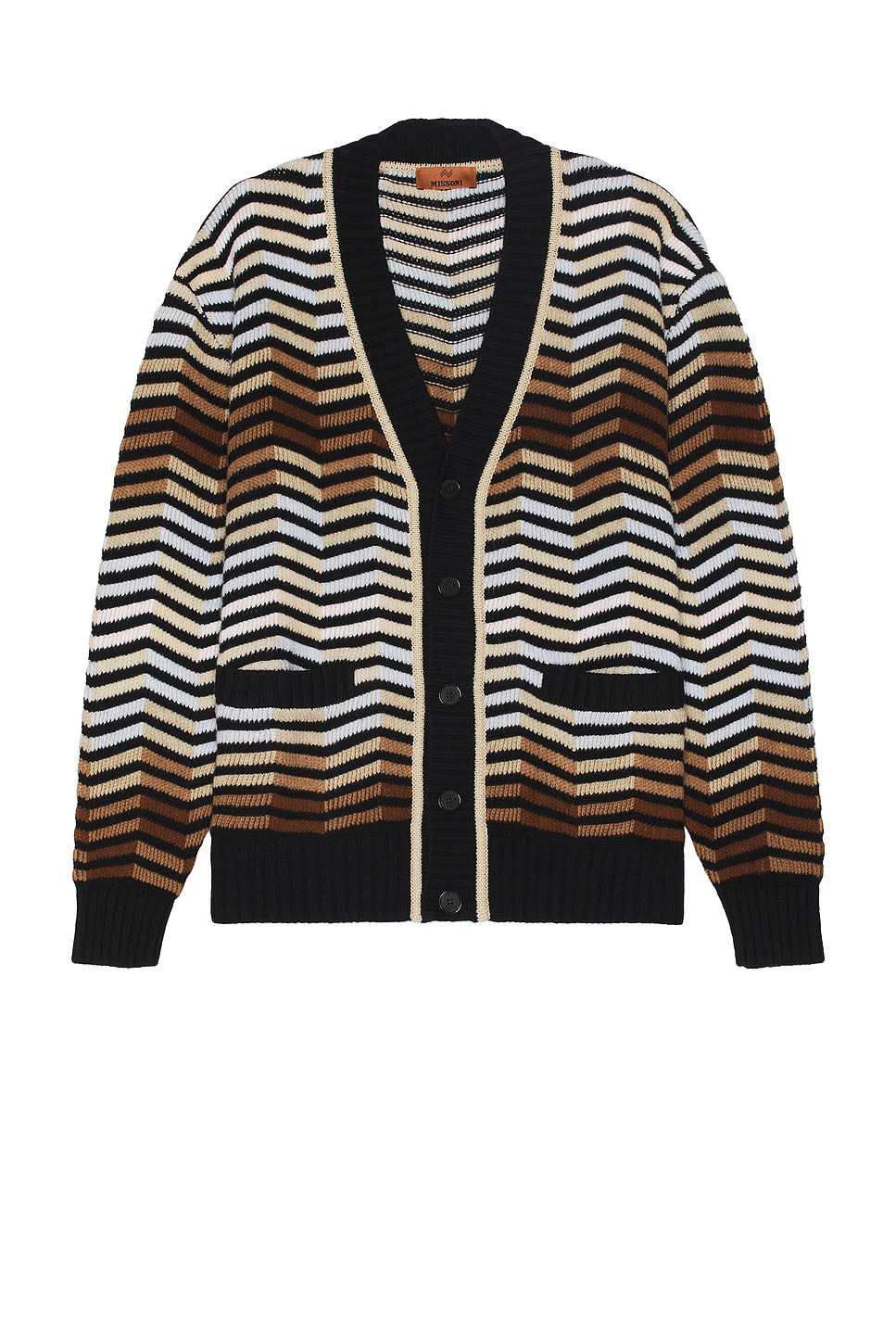 Image 1 of Missoni Buttoned Cardigan in Brown