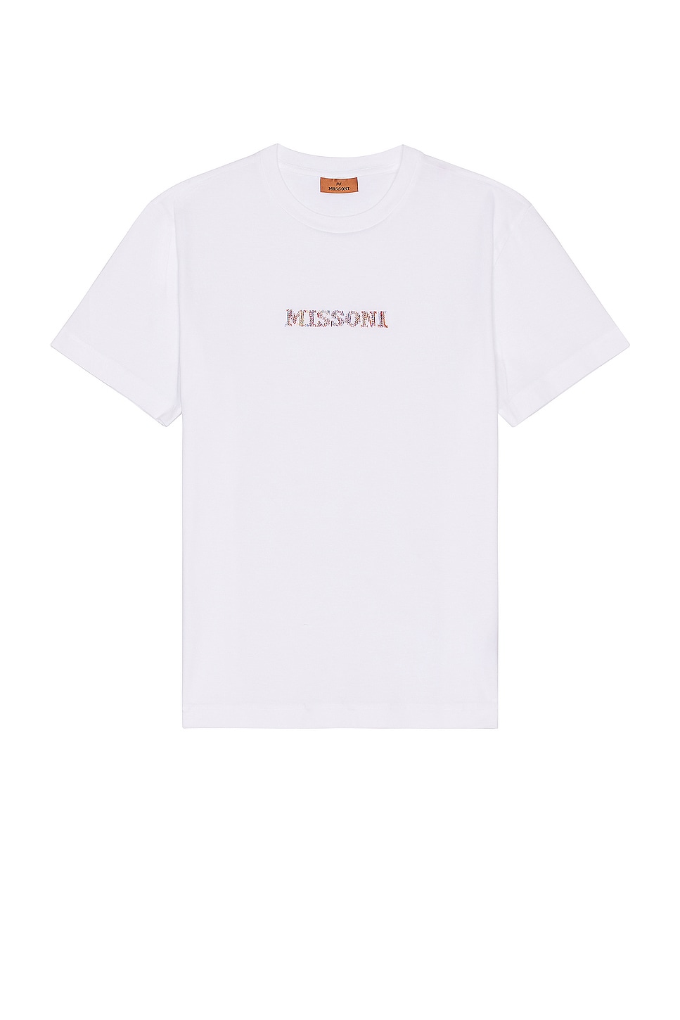 Image 1 of Missoni Short Sleeve T-shirt in Optic White