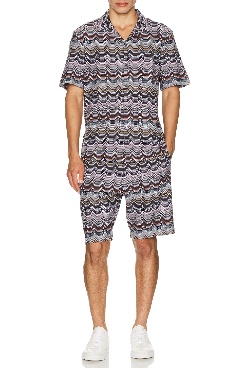 Image 1 of Missoni Short Sleeve Shirt in Multicolor
