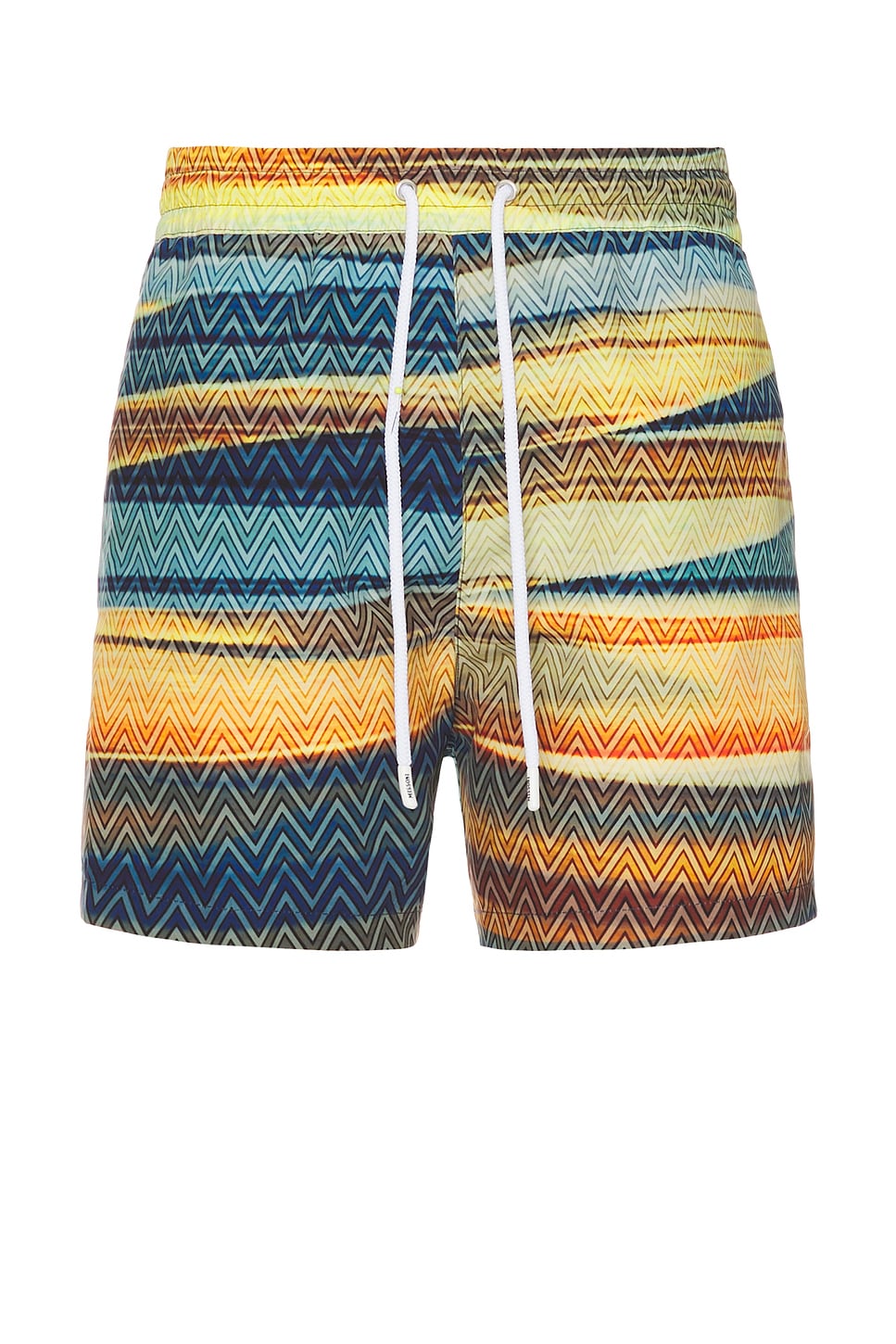 Swim Short in Blue,Yellow