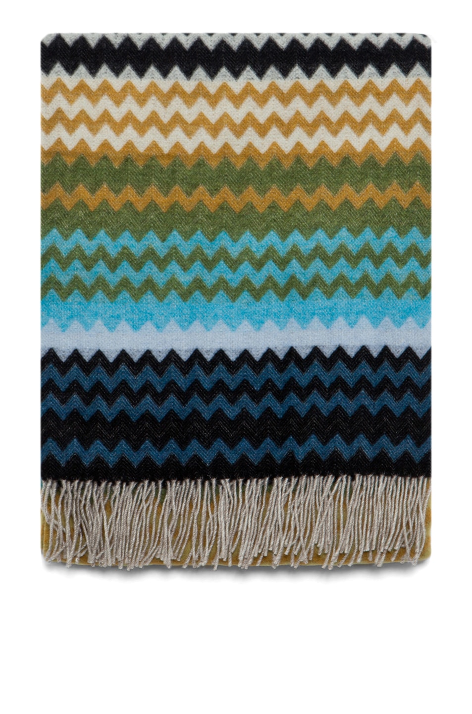 Image 1 of Missoni Home Humbert Throw in Greens