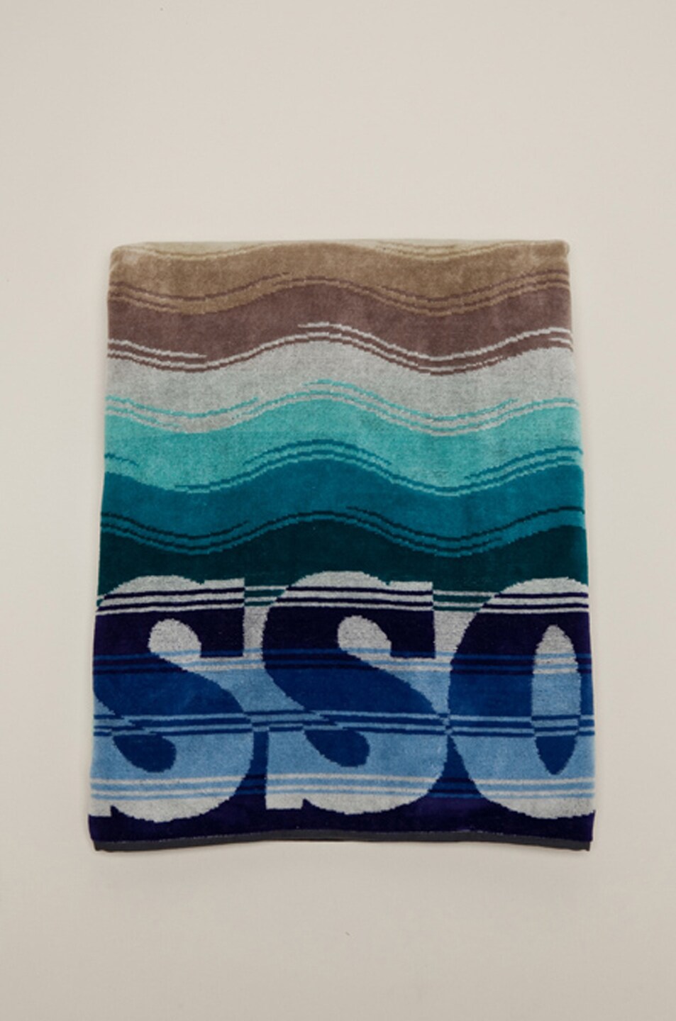 Image 1 of Missoni Home Morgan Beach Towel in Blues