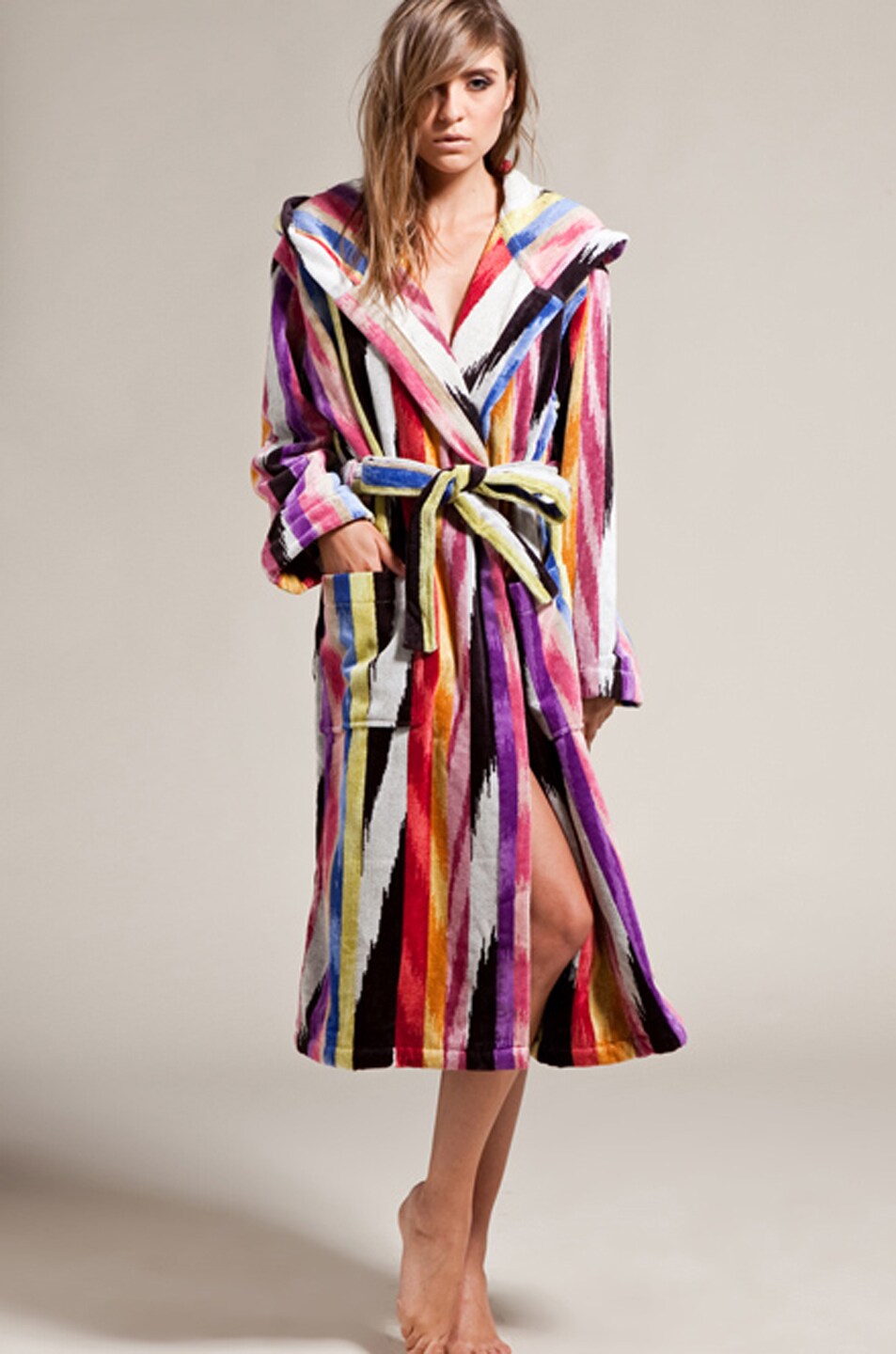 Missoni Home Homer Hooded Bathrobe In Multi Fwrd - Image Of Missoni Home Homer Hooded Bathrobe In Multi missoni home homer hooded bathrobe in multi fwrd - image of missoni home homer hooded bathrobe in multi