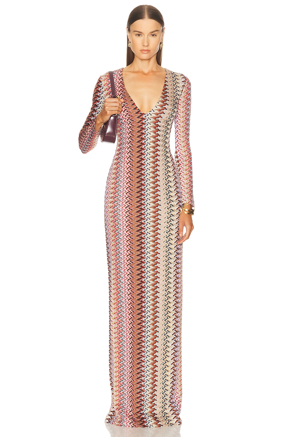 Image 1 of Missoni Long Dress in Multicolor