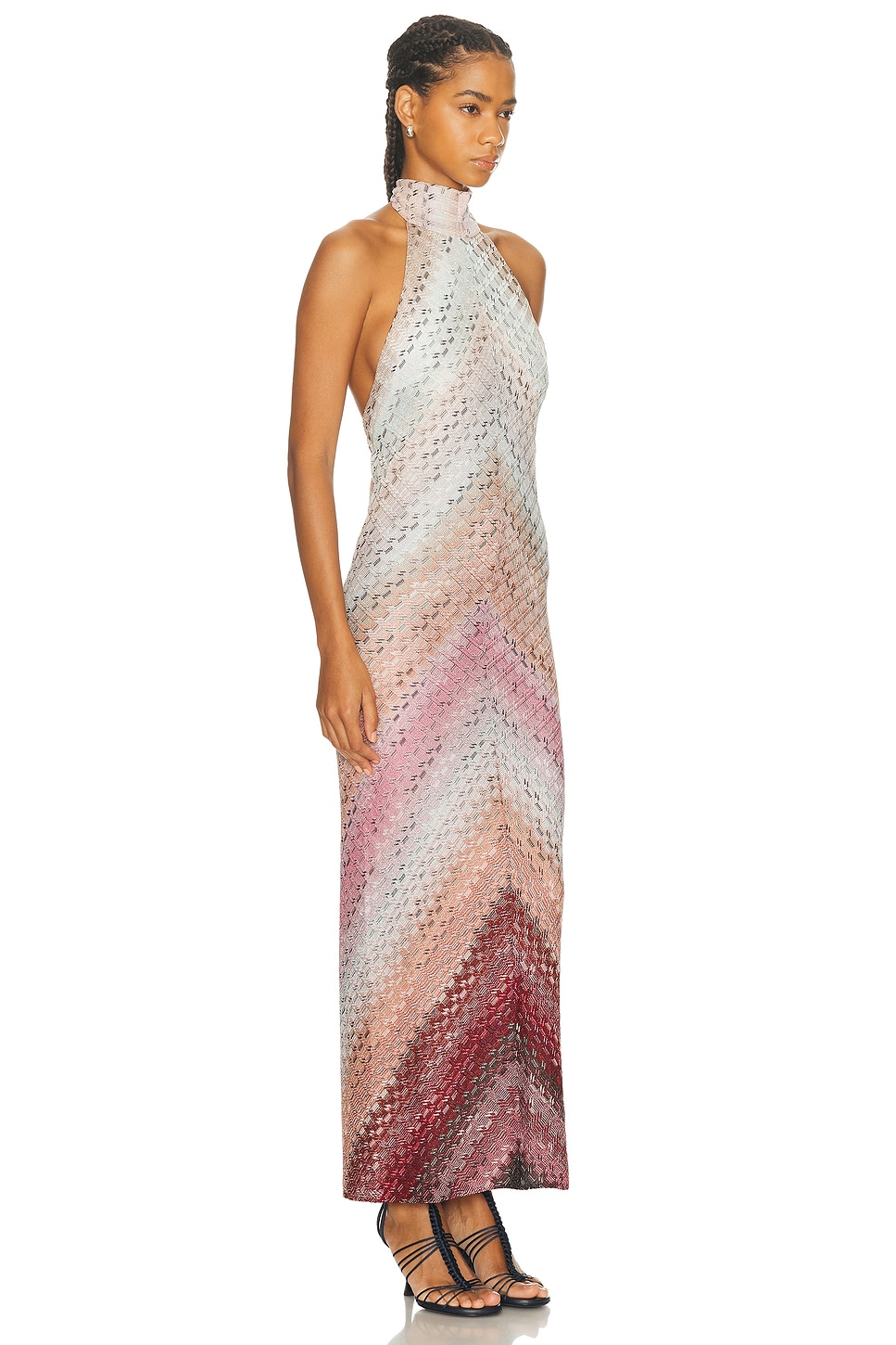 Missoni - Sleeveless Backless Halter Neck Dress | Plush Missoni - Sleeveless Backless Halter Neck Dress | Plush