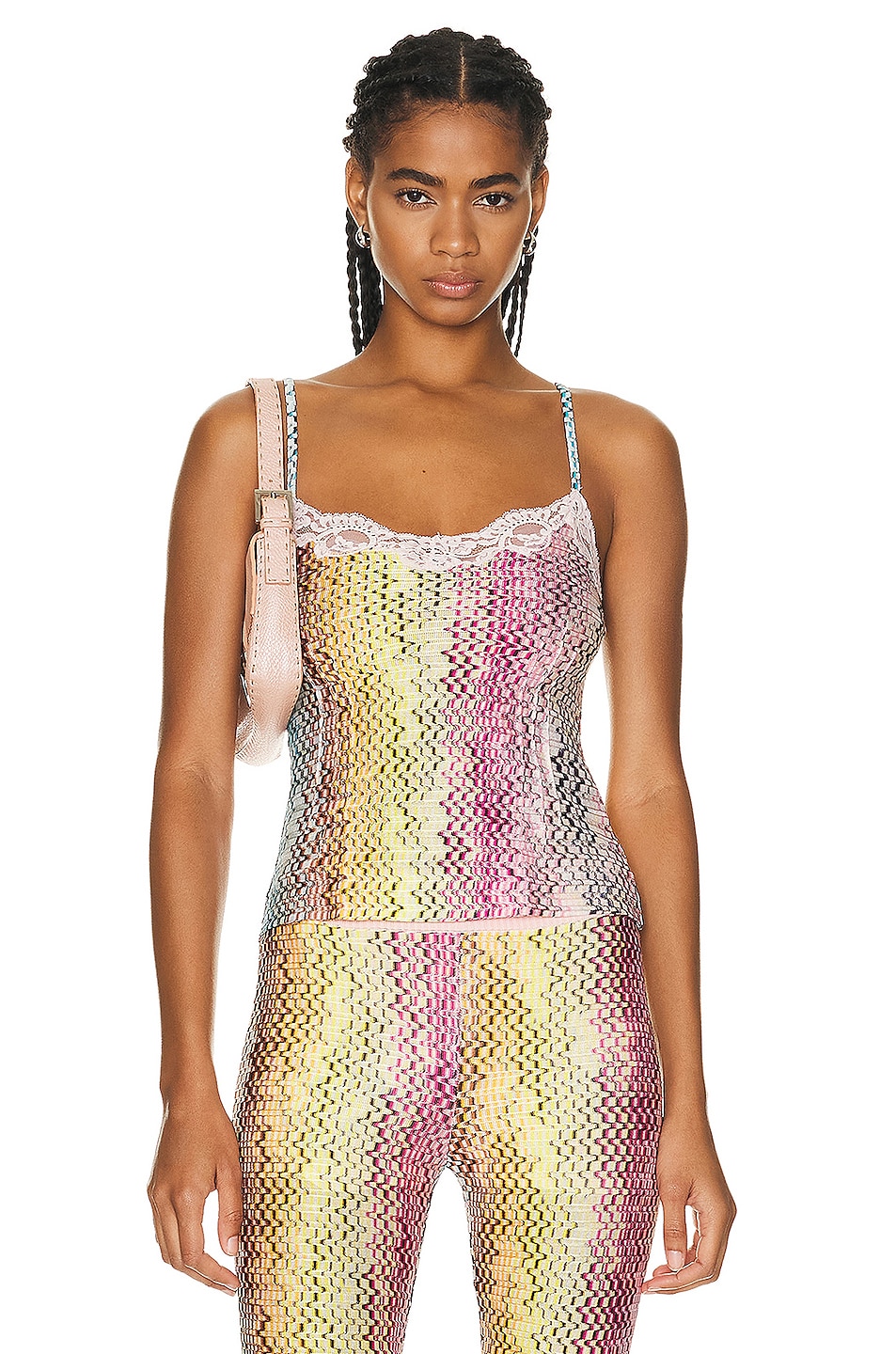 Image 1 of Missoni Sleeveless Top in Resort Soft Multicolor