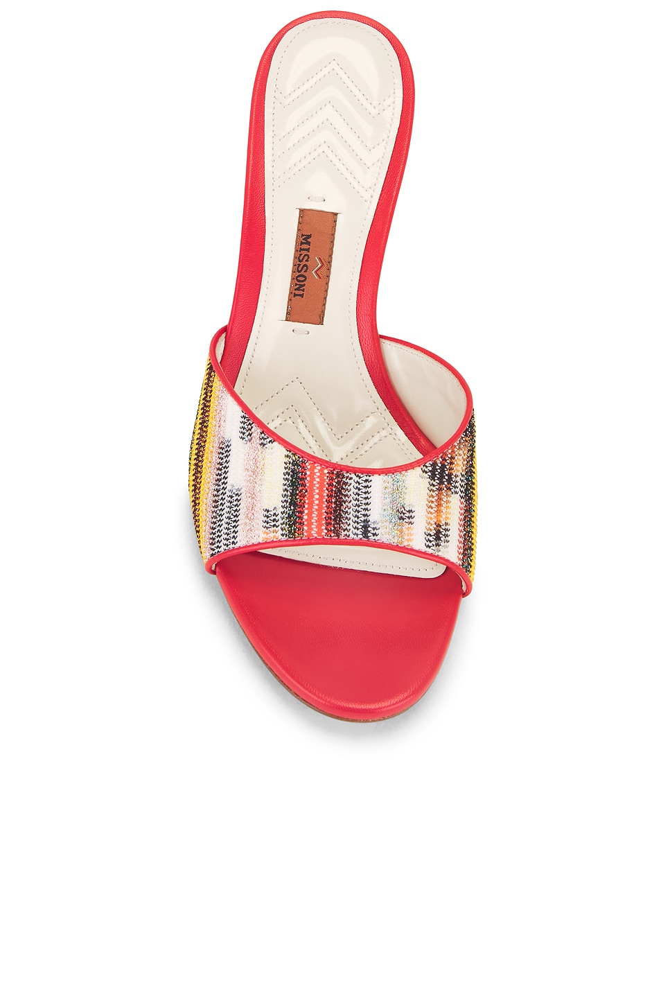 Image 4 of Missoni Cara Mule in Stripes Mare & Flamingo