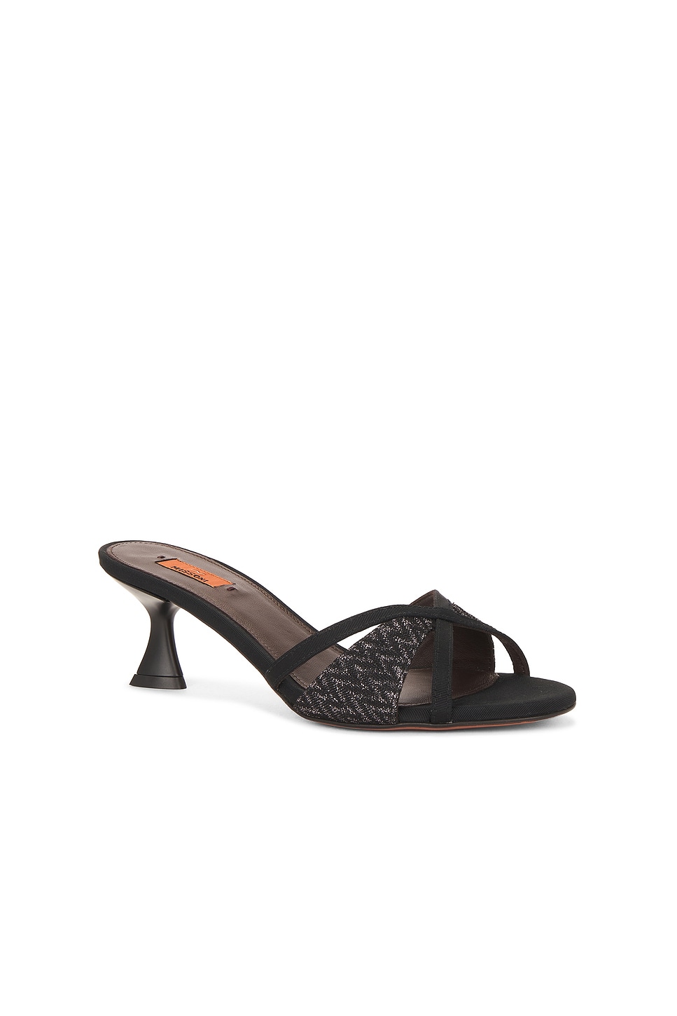 Missoni Kate Wave Lurex Sandal In Black