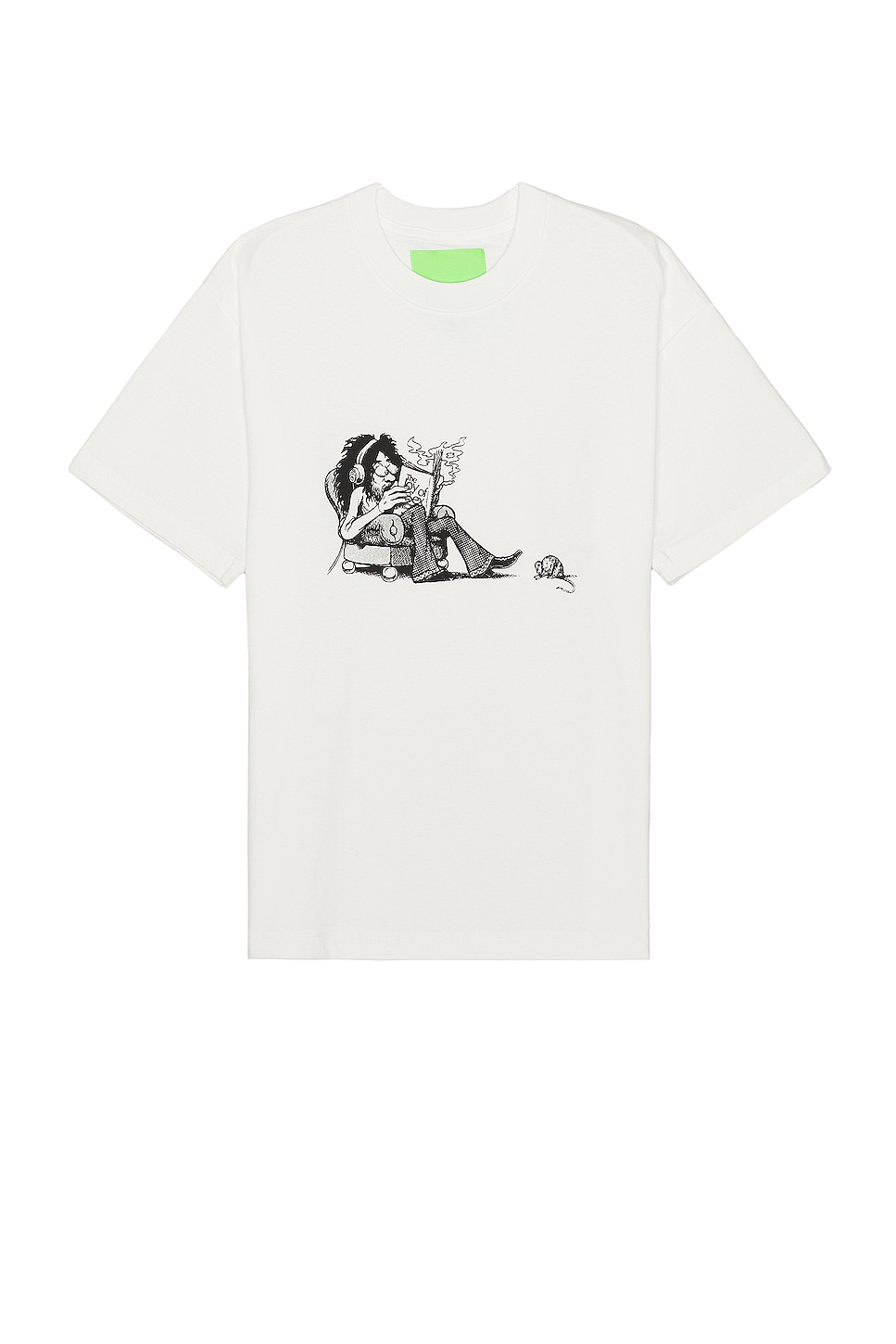Image 1 of Mister Green Rat Tee in White