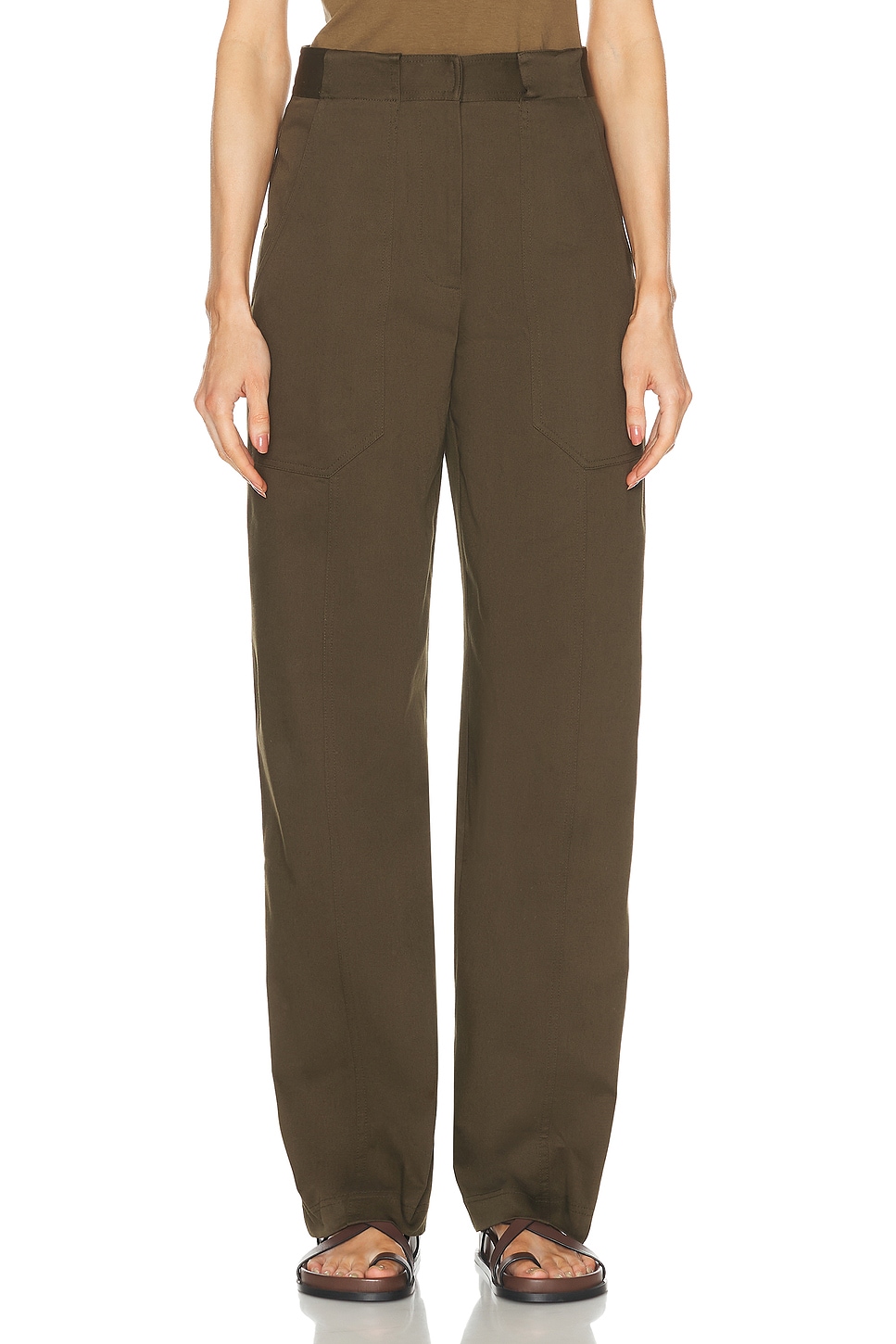 Image 1 of Matteau Utility Trouser in Olive