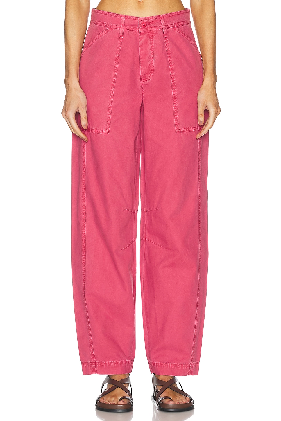 Relaxed Cargo Pant in Pink