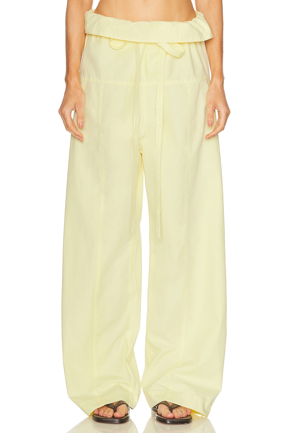 Image 1 of Matteau Fisherman Drawcord Pant in Lemon