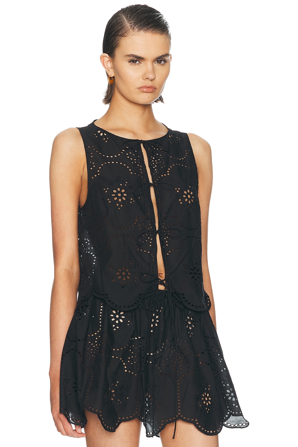 Matteau Broderie Tie Blouse | Thumbnail 2 Matteau Broderie Tie Blouse | Thumbnail 2