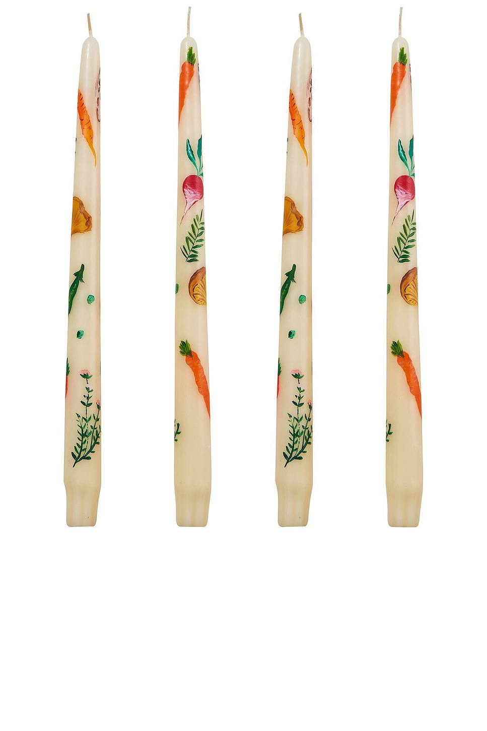 Image 1 of Misette Hand-painted Taper Candles in Veggies