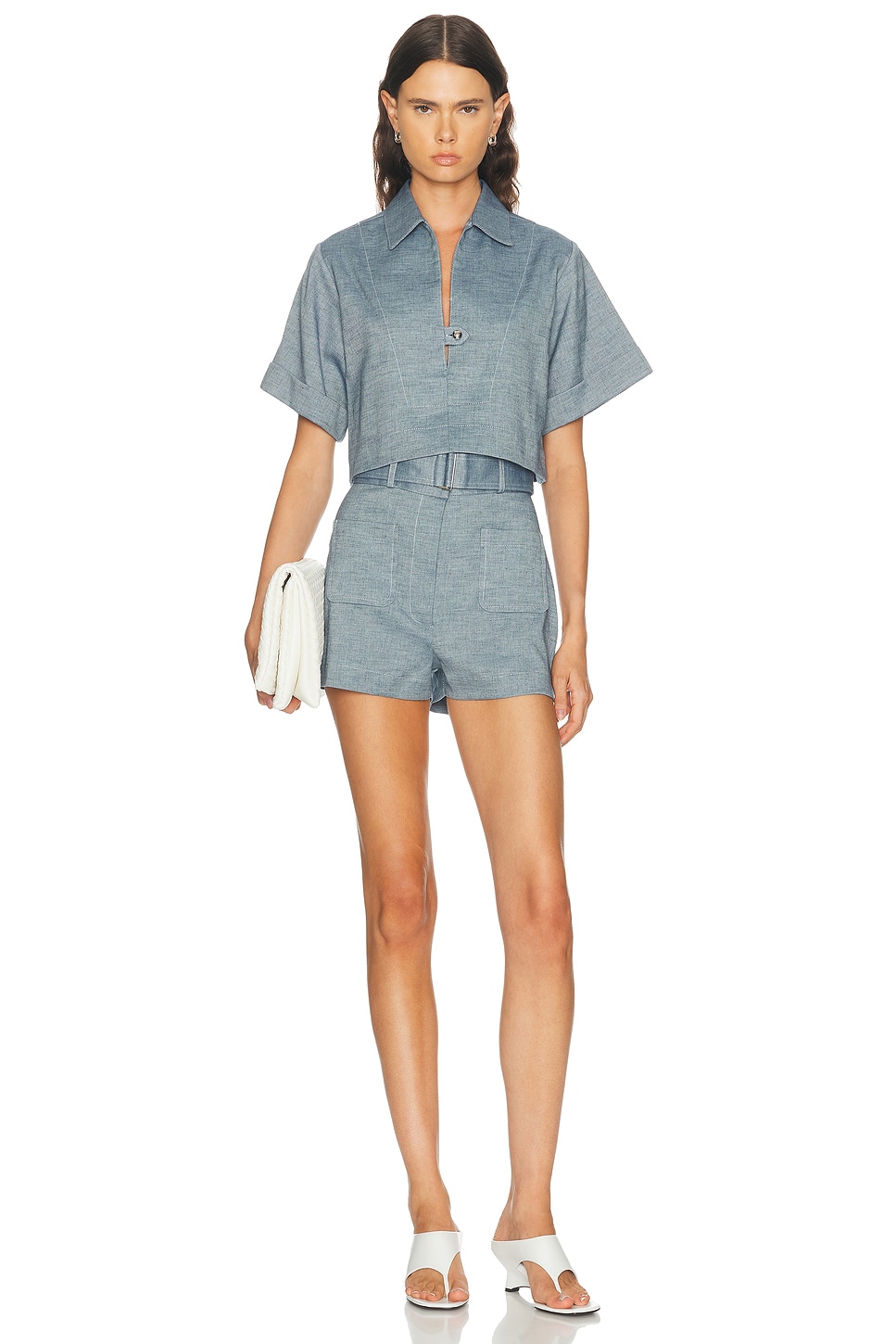 MATTHEW BRUCH Belted Pocket Short | Thumbnail 5 MATTHEW BRUCH Belted Pocket Short | Thumbnail 5