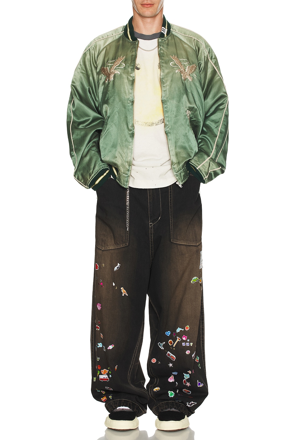 Image 1 of Maison MIHARA YASUHIRO Souvenir Jacket in Khaki