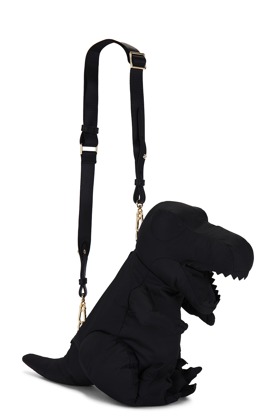 Miharayasuhiro Dolls T-rex Shoulder Bag In Black