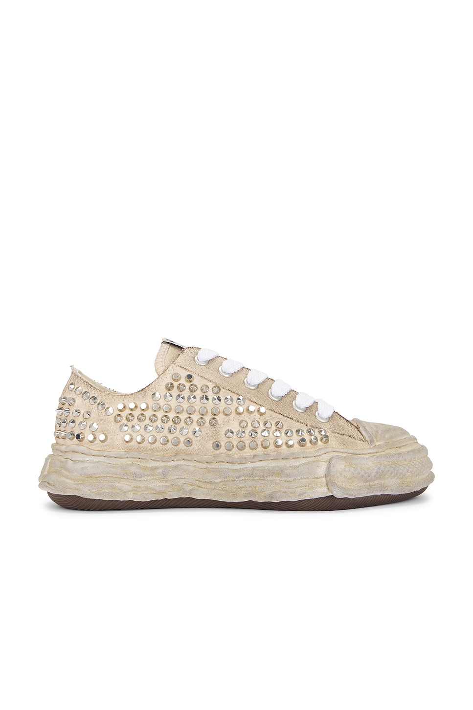 Peterson 23 Original Sole Studded Canvas Low Top Sneaker in Beige