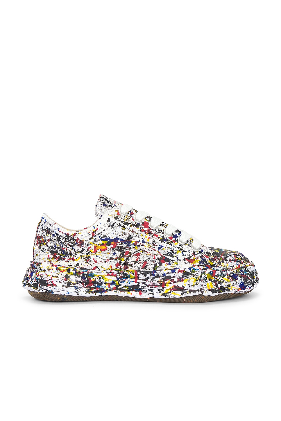 Peterson 23 Original Sole Sputtering Canvas Low-Top Sneaker in White