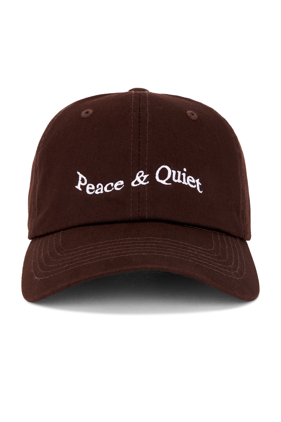 Wordmark Dad Hat in Brown