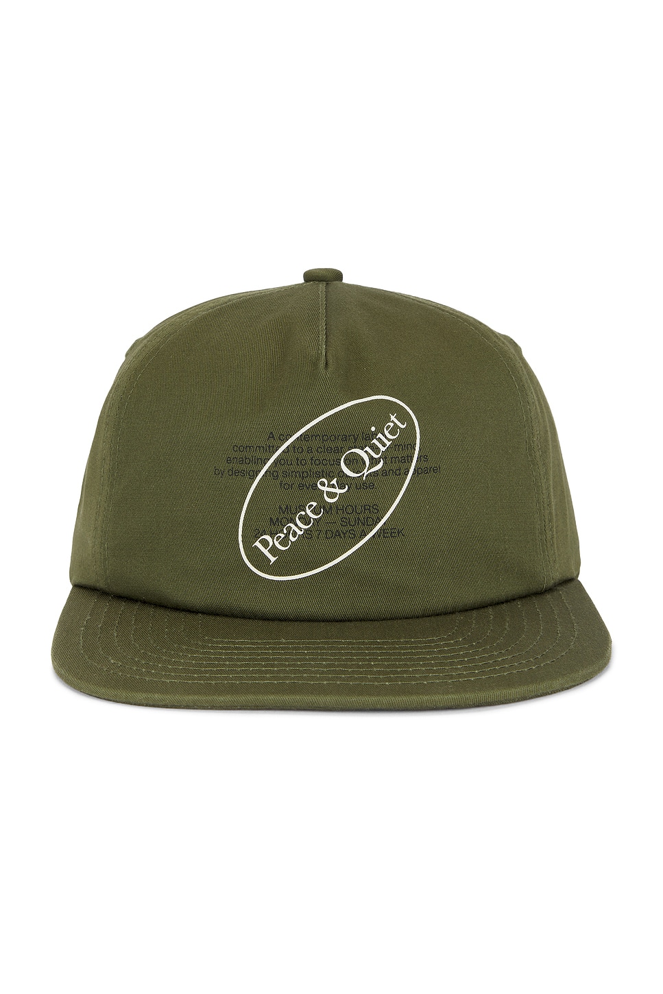 Museum Hours 5 Panel Hat in Green