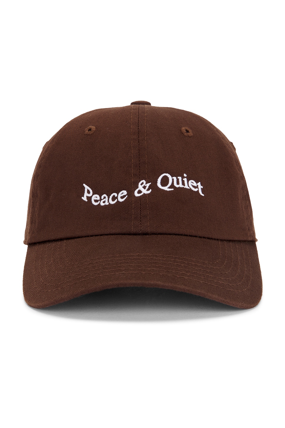 Shop Museum Of Peace And Quiet Wordmark Dad Hat In Brown