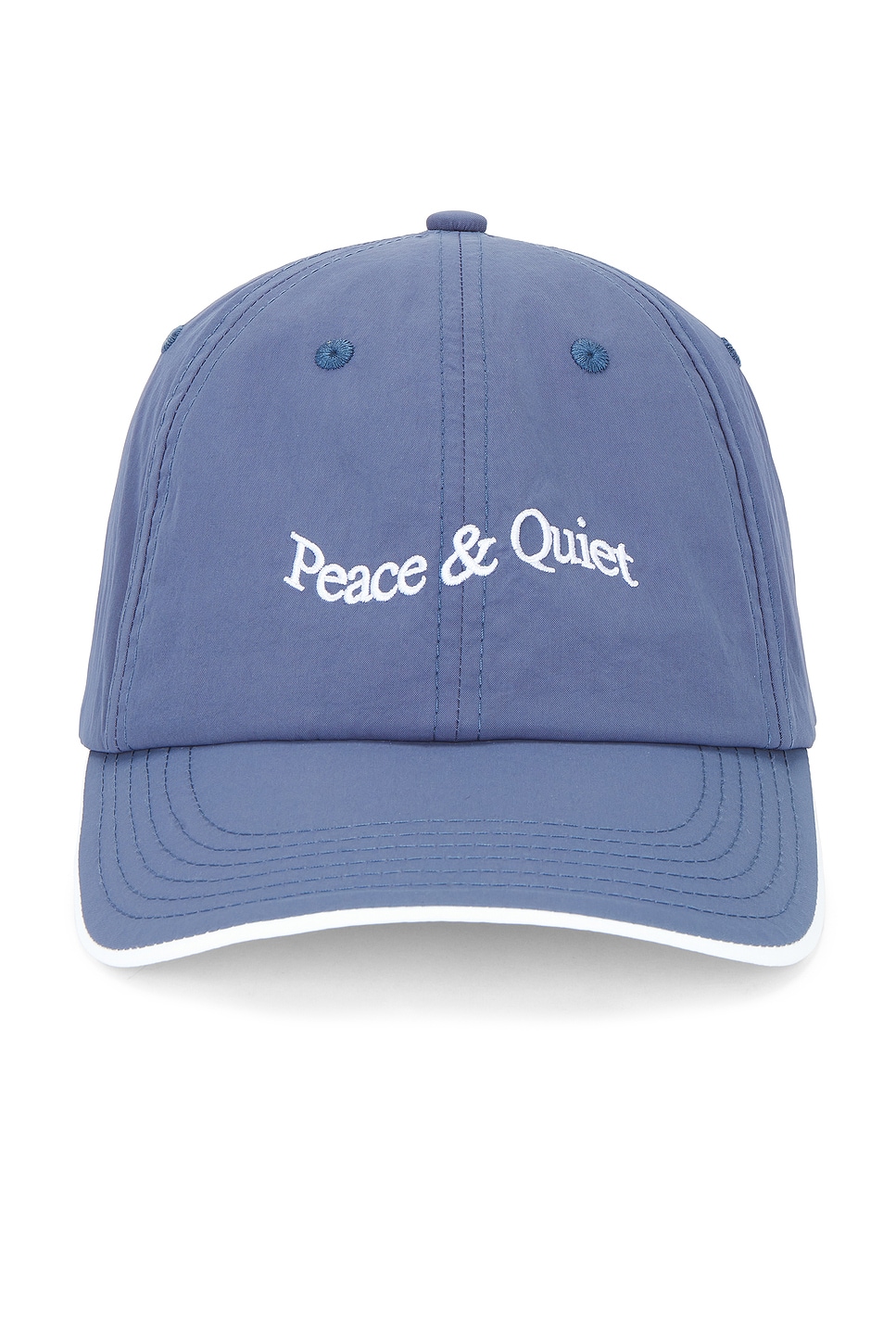 Museum Of Peace And Quiet Wordmark Nylon Hat In Blue