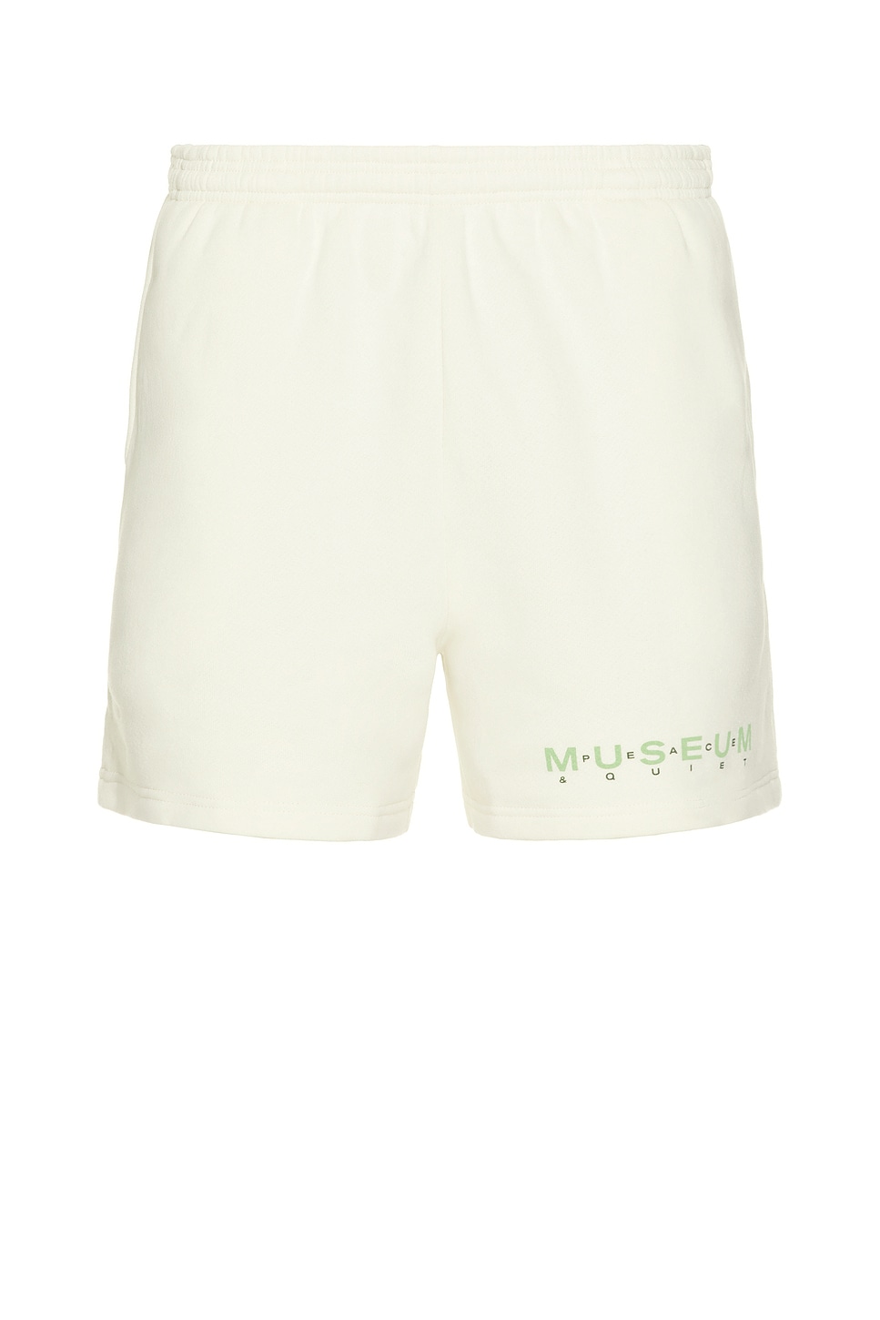Image 1 of Museum of Peace and Quiet Billboard Sweatshorts in Bone