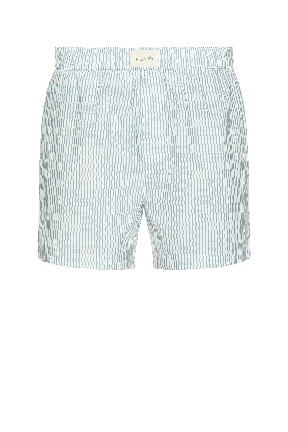 Image 1 of Museum of Peace and Quiet Wordmark Boxer in Baby Blue
