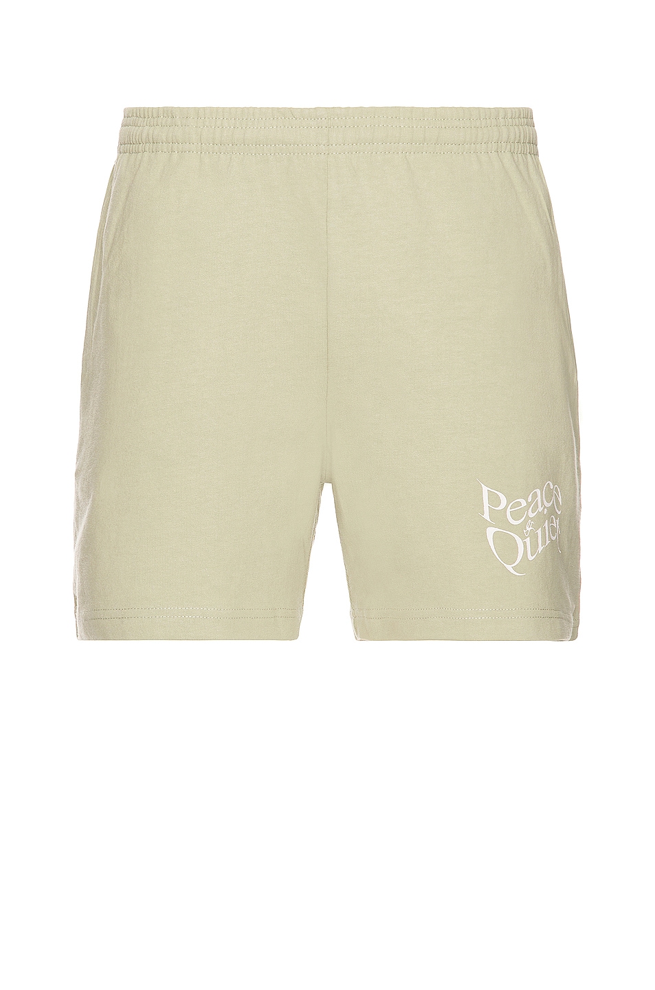 Image 1 of Museum of Peace and Quiet Warped Sweat Shorts in Sage