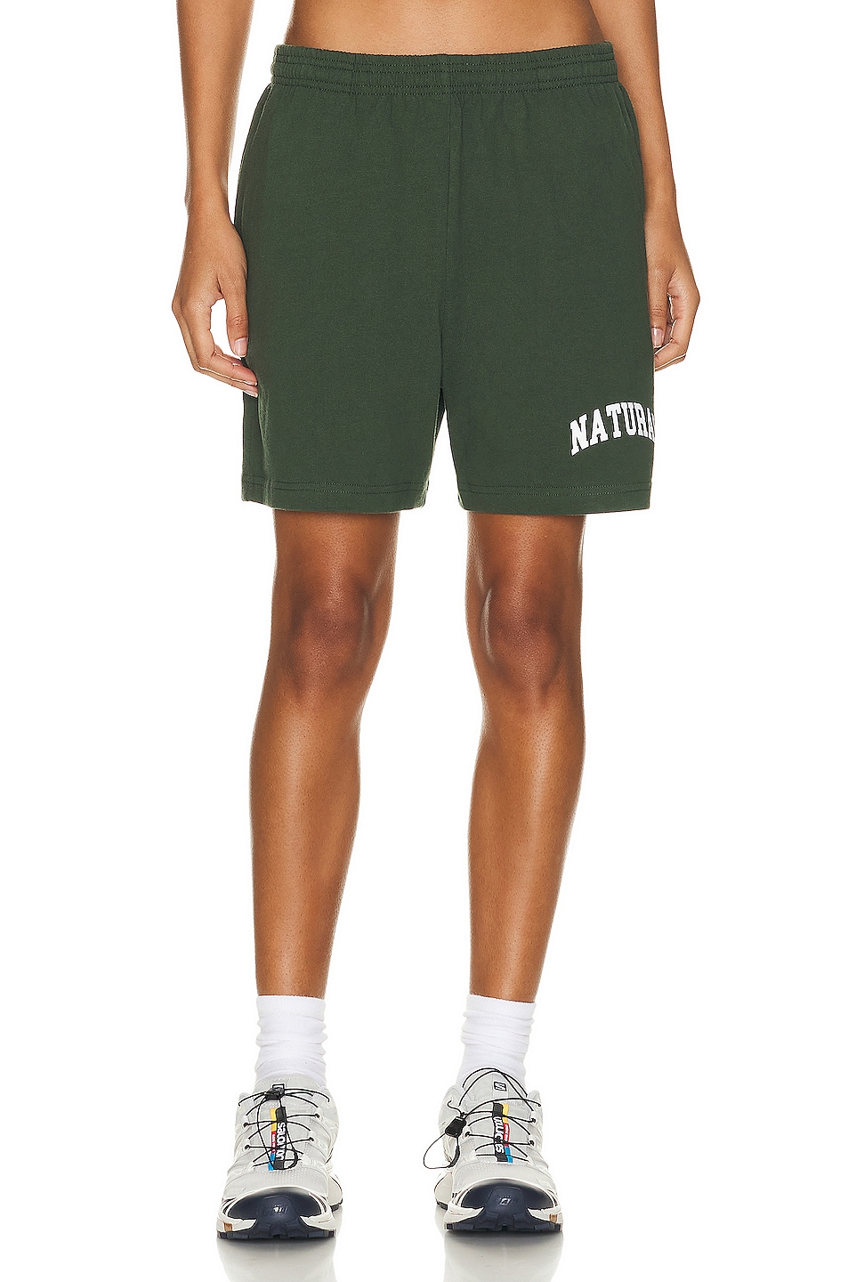 Natural Sweat Shorts in Green