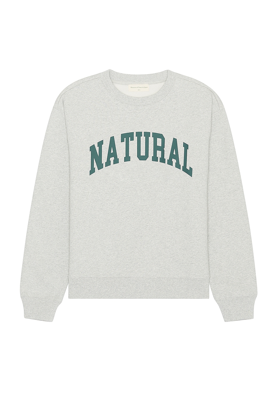 Image 1 of Museum of Peace and Quiet Natural Crewneck in Heather