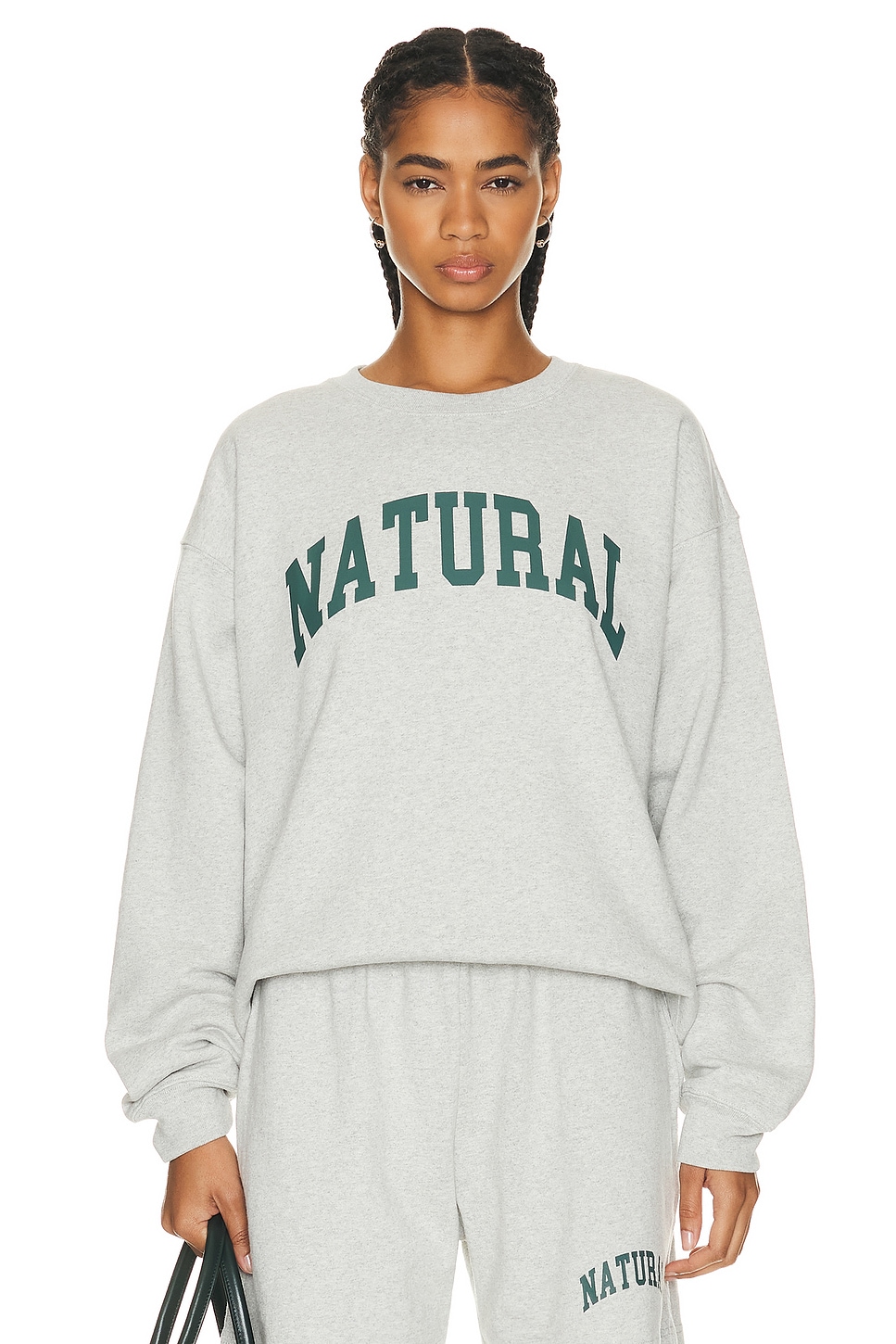 Image 1 of Museum of Peace and Quiet Natural Crewneck in Heather
