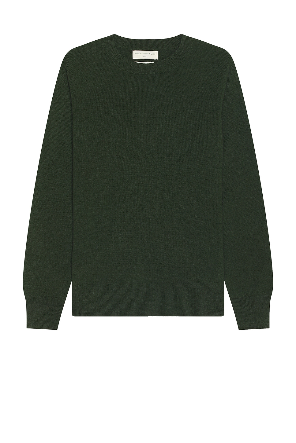 Image 1 of Museum of Peace and Quiet School House Cashmere Sweater in Forest