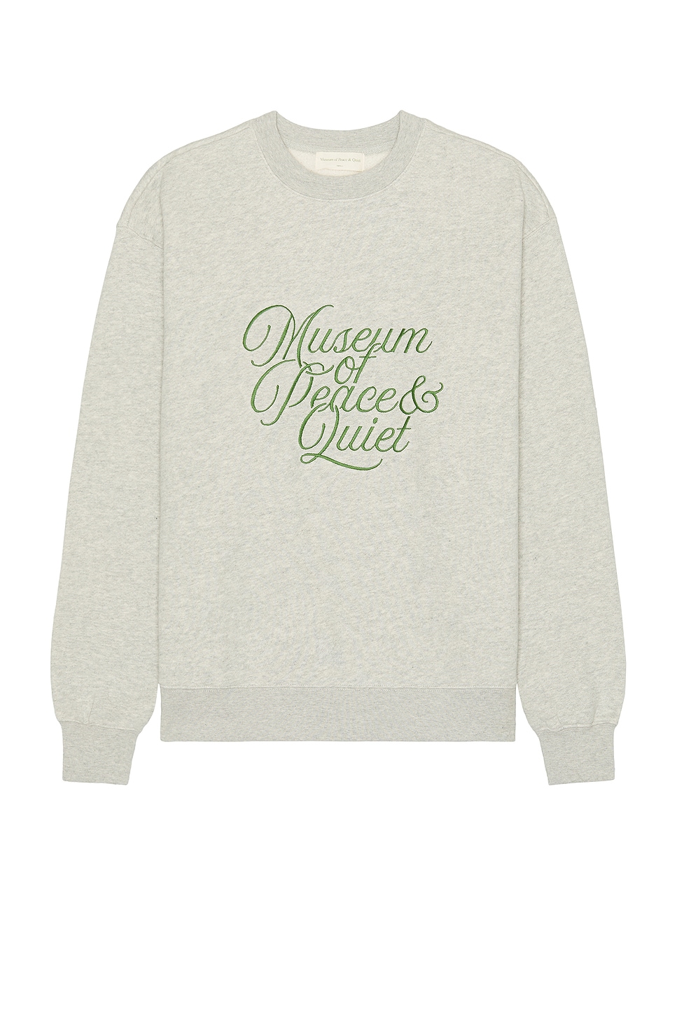 Image 1 of Museum of Peace and Quiet Scribe Crewneck in Heather