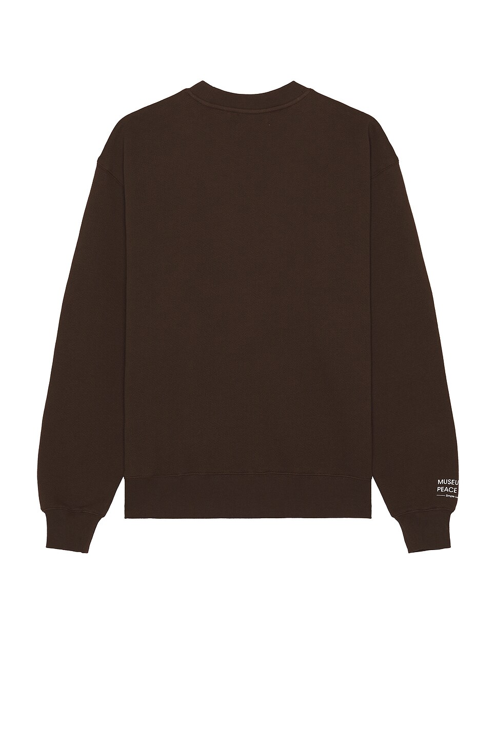 Shop Museum Of Peace And Quiet Simple Living Crewneck In Brown