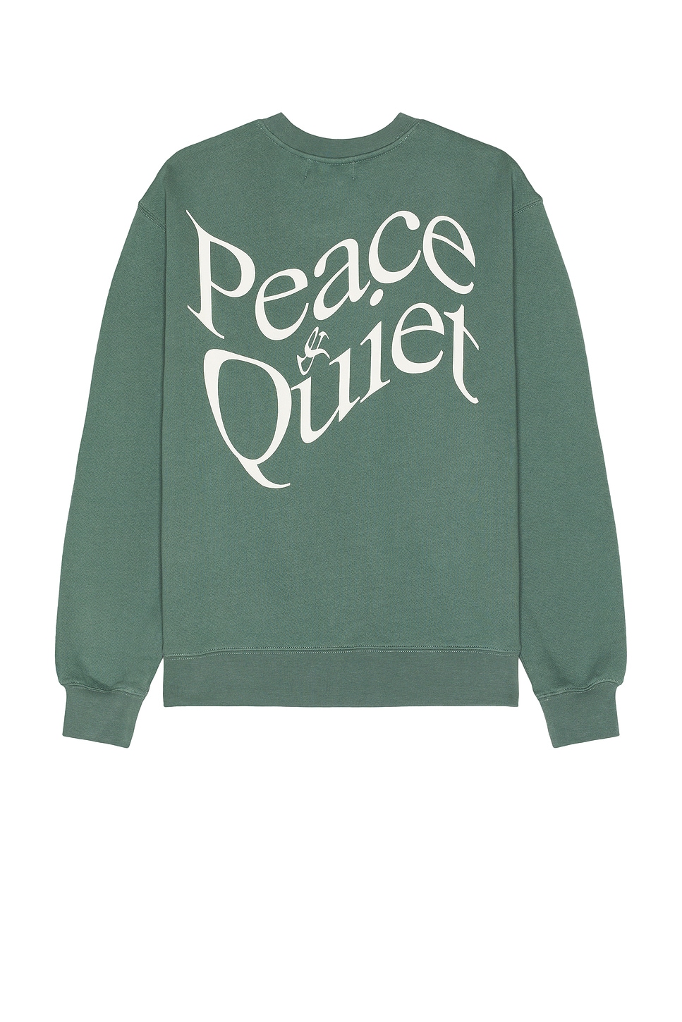 Image 1 of Museum of Peace and Quiet Warped Crewneck in Fern