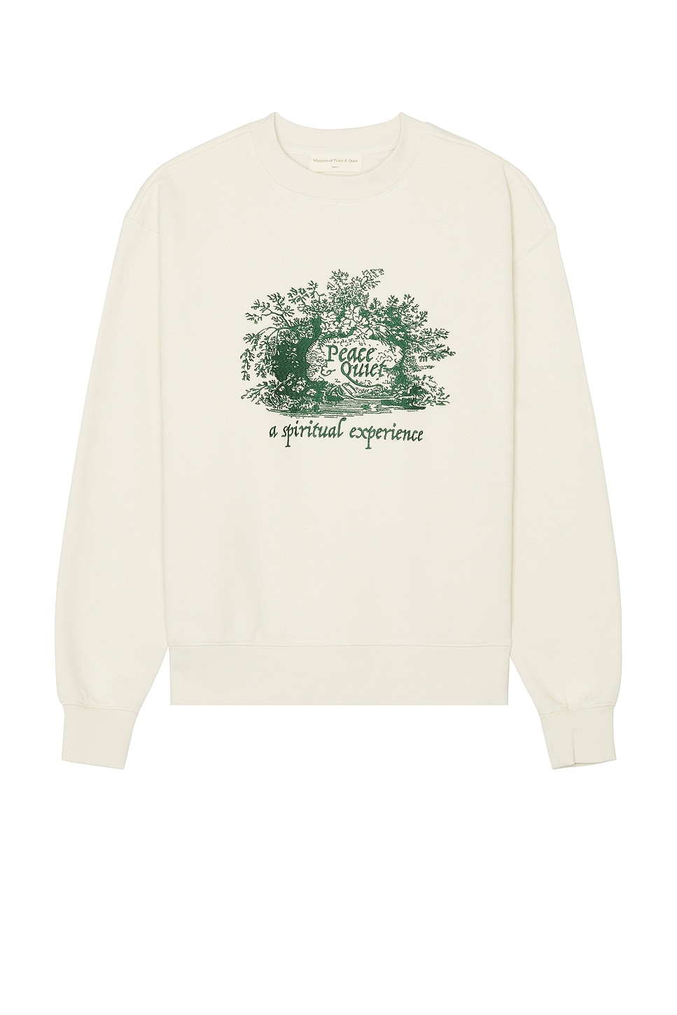 Spiritual Experience Crewneck Sweatshirt in Cream