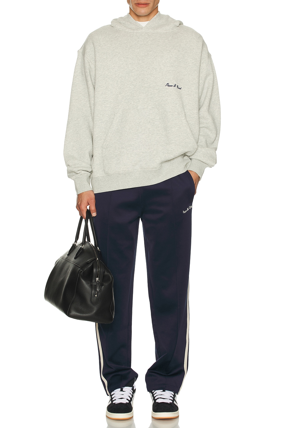 Image 1 of Museum of Peace and Quiet Wordmark Hoodie in Ash