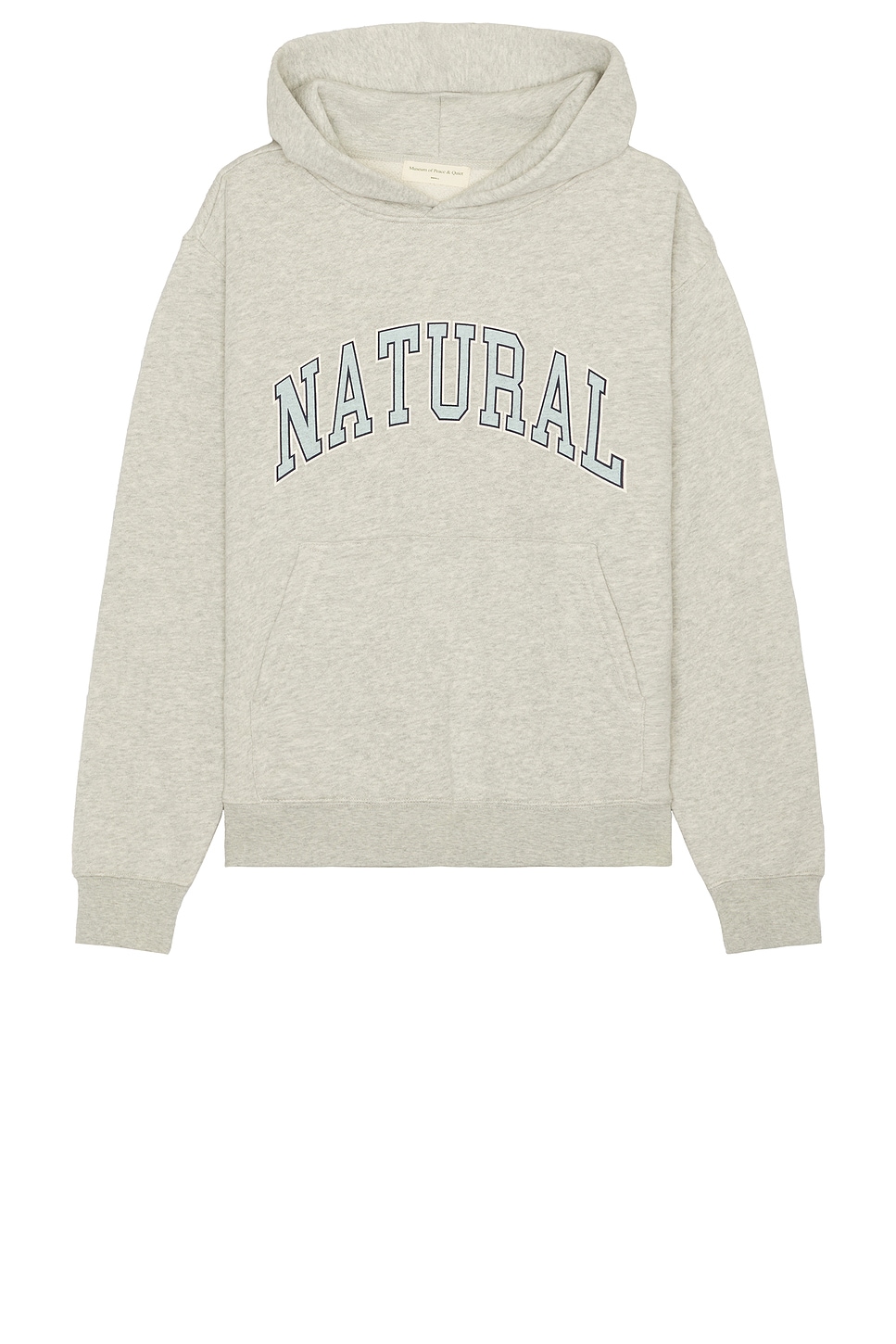 Image 1 of Museum of Peace and Quiet Natural Hoodie in Ash