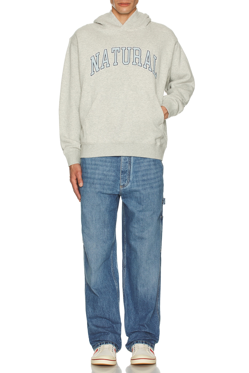 Image 1 of Museum of Peace and Quiet Natural Hoodie in Ash