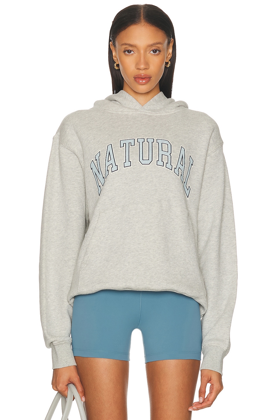 Natural Hoodie in Grey