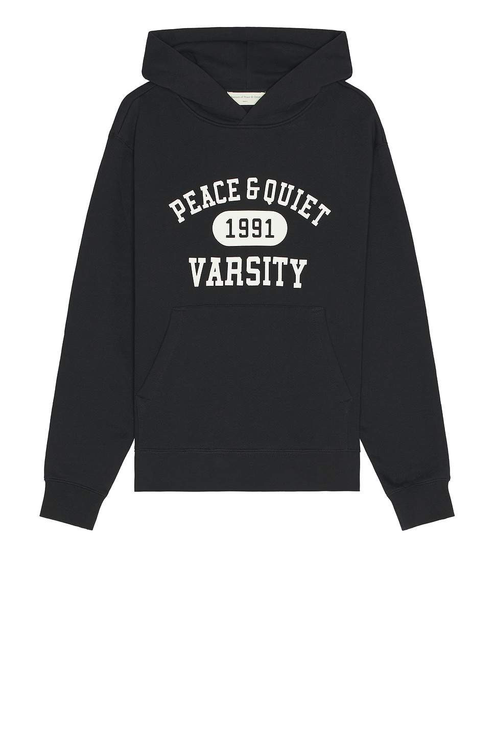 Varsity Hoodie in Black