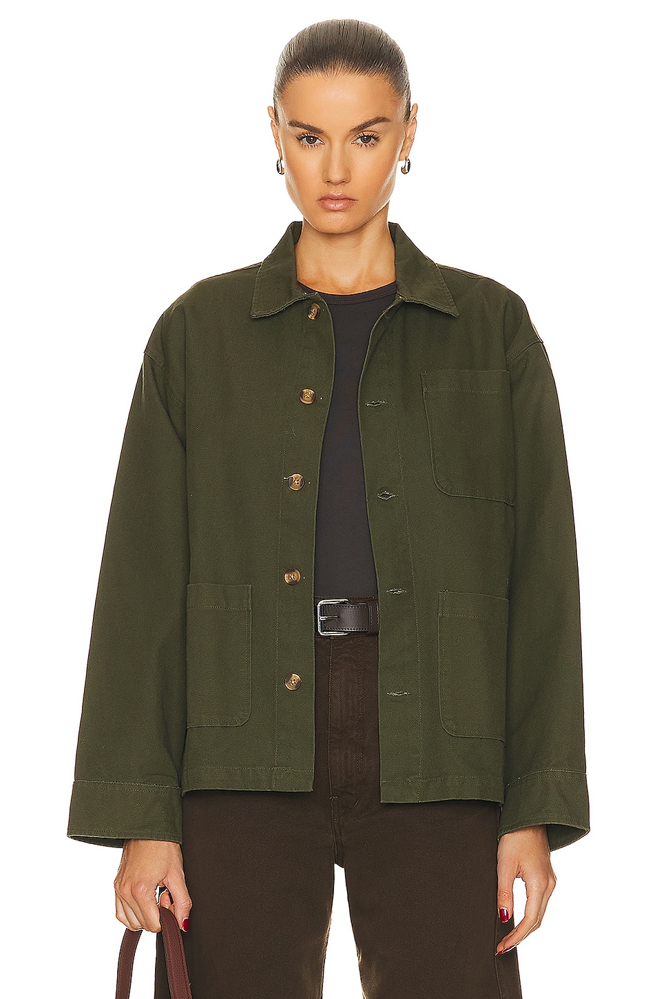Image 1 of Museum of Peace and Quiet Chore Coat in Olive