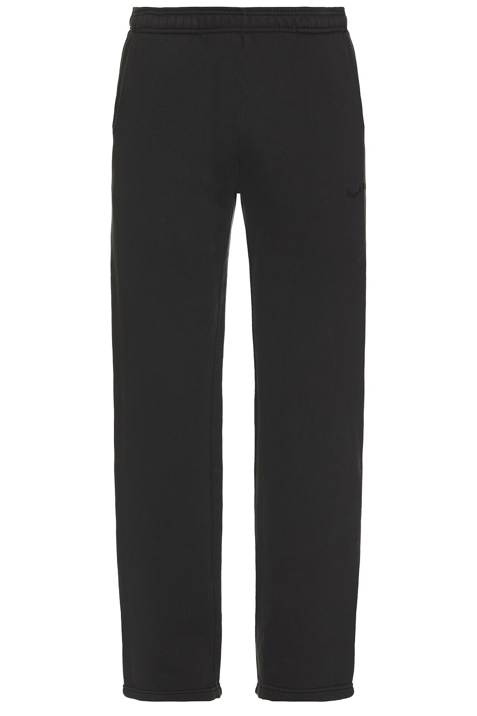 Image 1 of Museum of Peace and Quiet Wordmark Pigment Dyed Sweatpants in Black