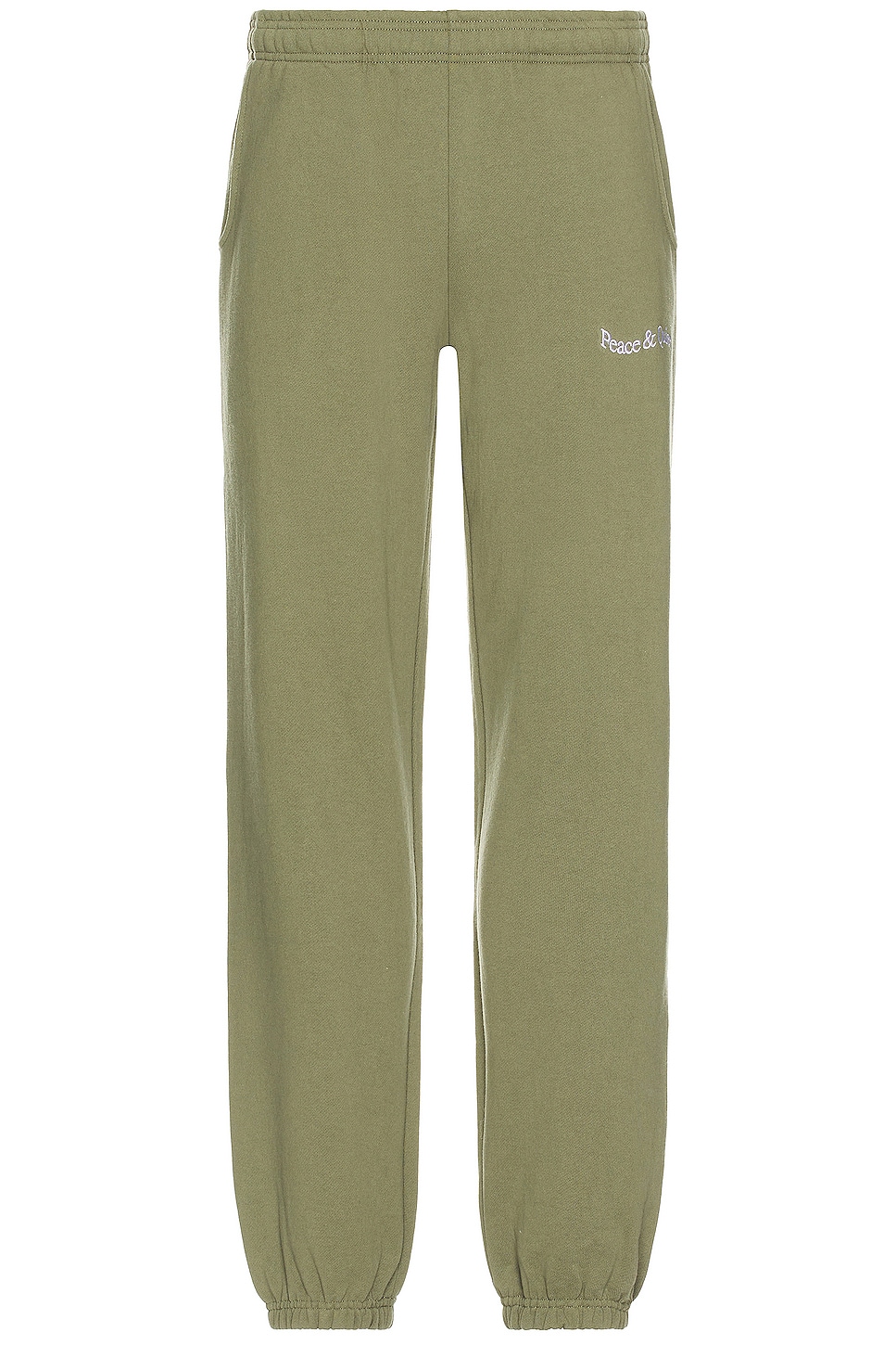 Image 1 of Museum of Peace and Quiet Wordmark Sweatpants in Olive